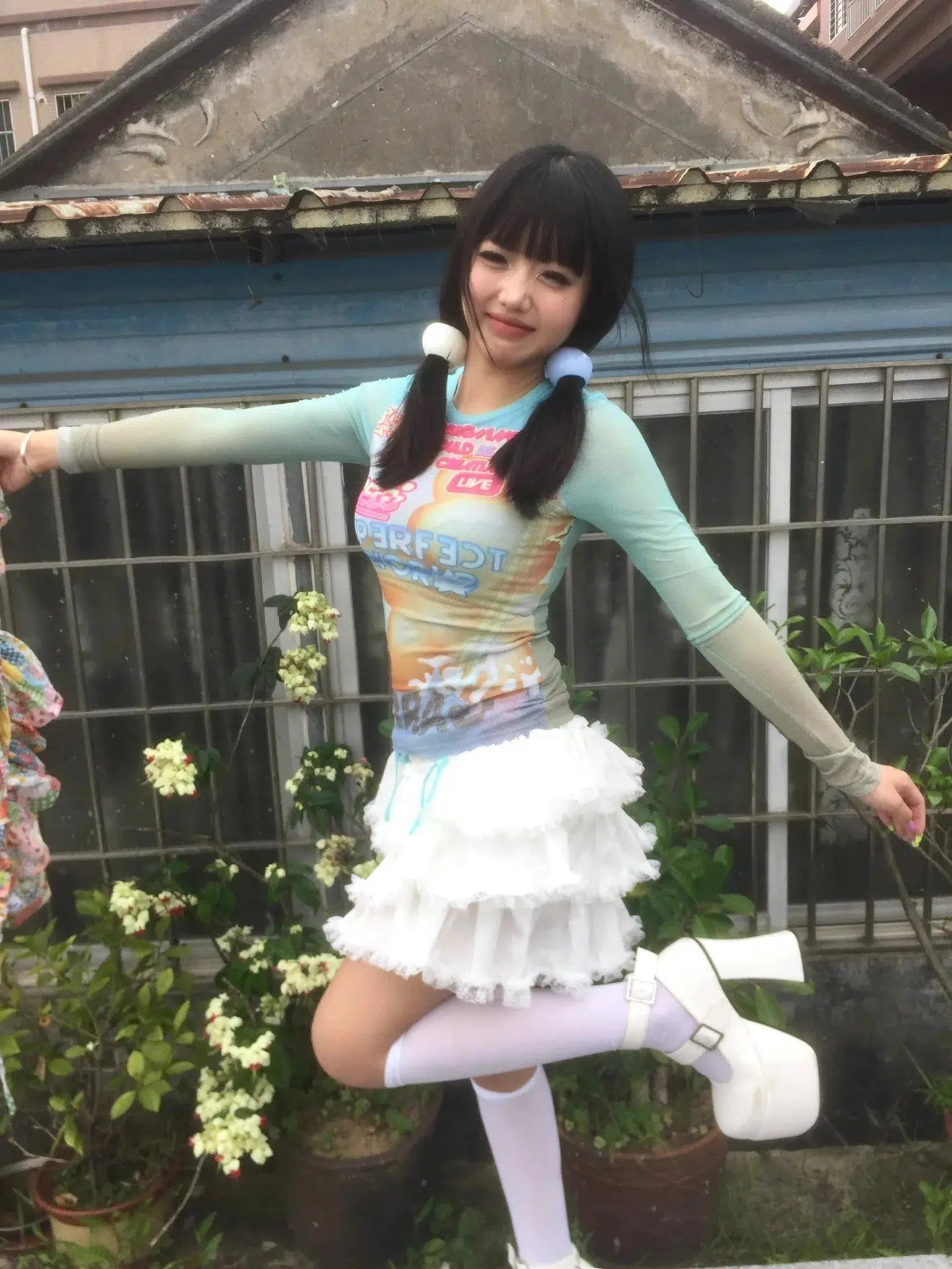 Soft Girl Imperfect World Drawstring Top Soft Girl Imperfect World Drawstring Top