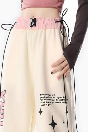 Soft Girl Lace Up Sweatpants