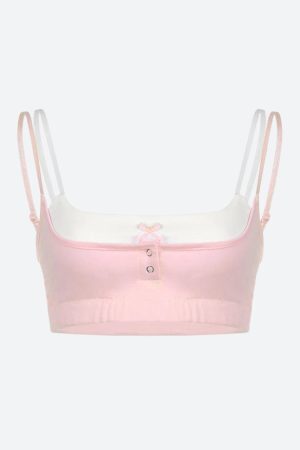 Soft Girl Layered Crop Top