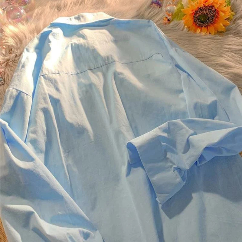 Soft Girl Oil Painting Shirt Soft Girl Oil Painting Shirt