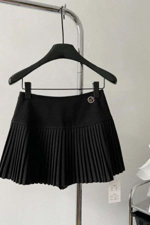 Soft Girl Pleated High Rise Mini Skort