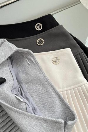 Soft Girl Pleated High Rise Mini Skort