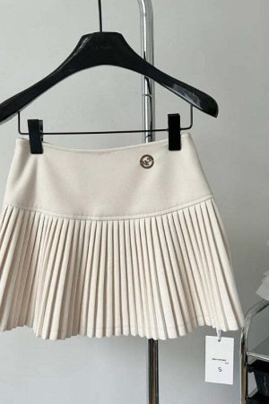 Soft Girl Pleated High Rise Mini Skort
