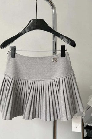 Soft Girl Pleated High Rise Mini Skort