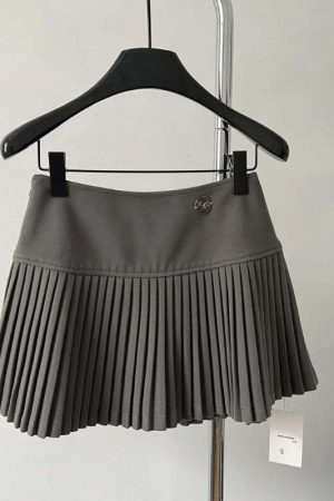 Soft Girl Pleated High Rise Mini Skort