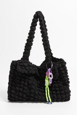 Soft Girl Popcorn Keychain Handbag