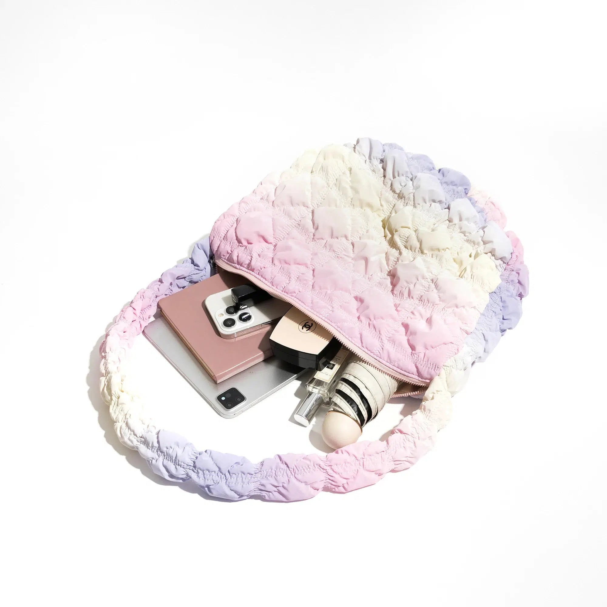 Soft Girl Rainbow Quilted Bag Soft Girl Rainbow Quilted Bag