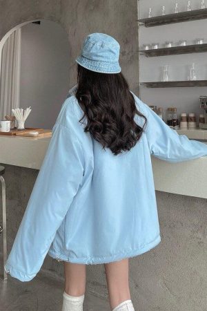 Soft Girl Reversible Checkered Jacket