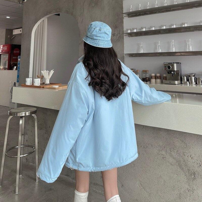 Soft Girl Reversible Checkered Jacket Soft Girl Reversible Checkered Jacket