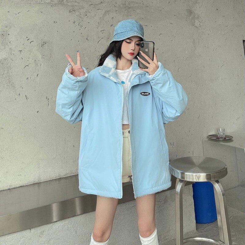 Soft Girl Reversible Checkered Jacket Soft Girl Reversible Checkered Jacket