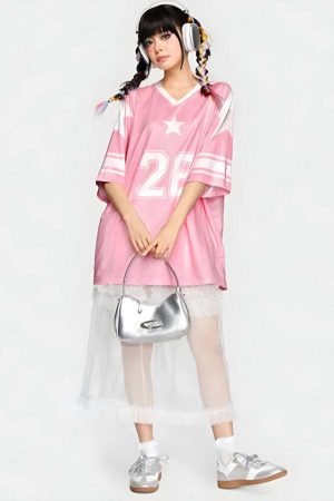 Soft Girl Star 26 Jersey Top