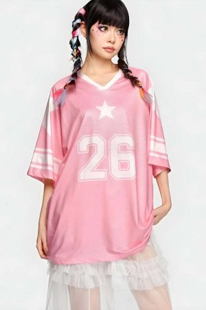 Soft Girl Star 26 Jersey Top