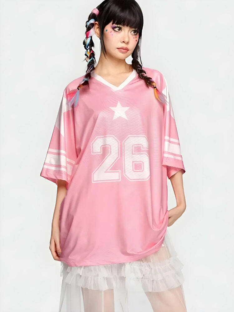Soft Girl Star 26 Jersey Top Soft Girl Star 26 Jersey Top