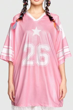 Soft Girl Star 26 Jersey Top