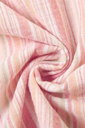 Soft Girl Striped Crop Top & Maxi Skirt Two Piece Set