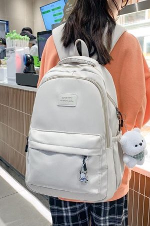 Soft Girl Waterproof School Backpack