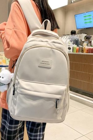Soft Girl Waterproof School Backpack
