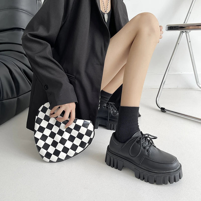 Soft Grunge Chunky Platform Oxford Shoes Soft Grunge Chunky Platform Oxford Shoes
