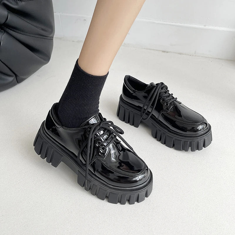 Soft Grunge Chunky Platform Oxford Shoes Soft Grunge Chunky Platform Oxford Shoes