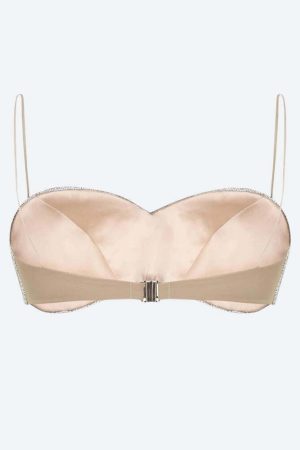 Sparkle Rhinestone Bra Crop Top