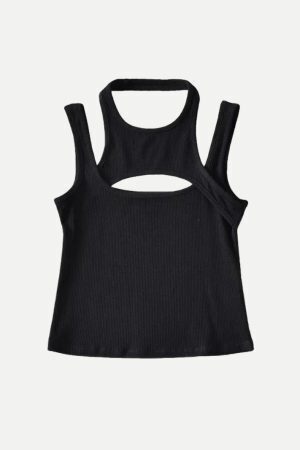 Sporty Asymmetric Tank Top
