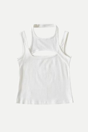 Sporty Asymmetric Tank Top