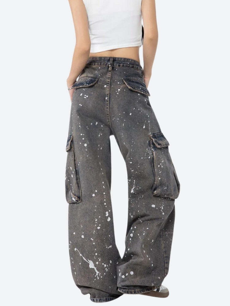 Stained Cargo Jeans Stained Cargo Jeans