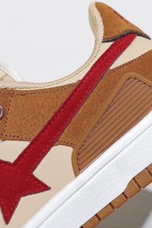 Star Embroidered Multicolor Sneakers