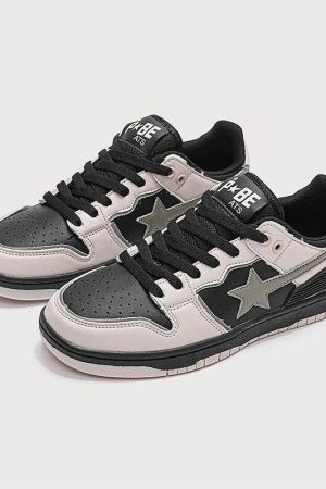 Star Embroidered Multicolor Sneakers