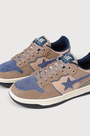 Star Embroidered Multicolor Sneakers