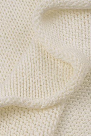 Star Embroidery Knitted Top