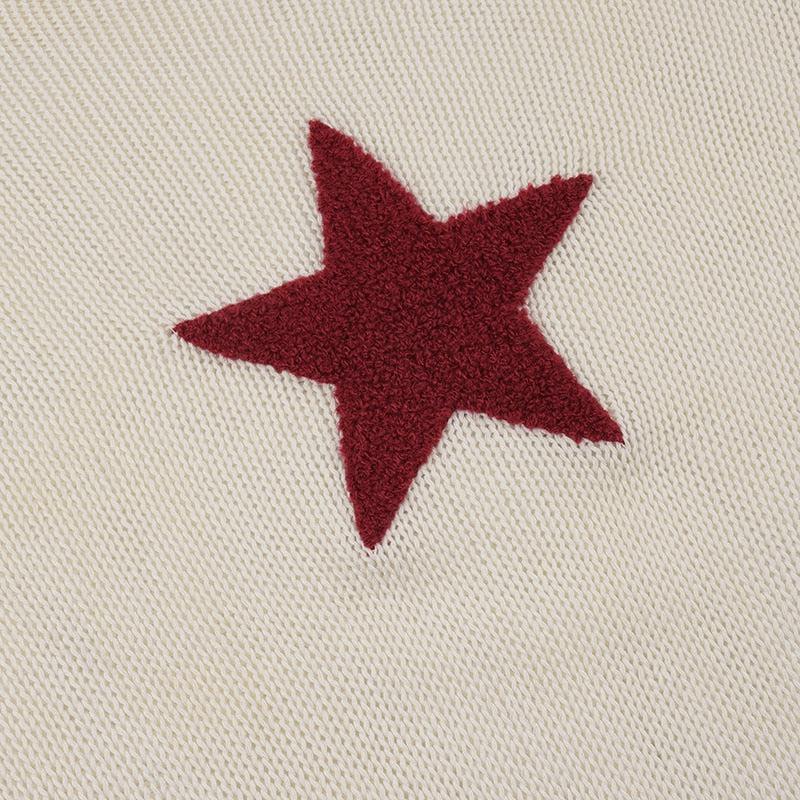 Star Embroidery Knitted Top Star Embroidery Knitted Top