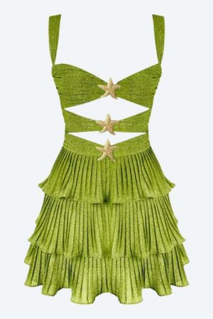 Starfish Glitter Mini Dress