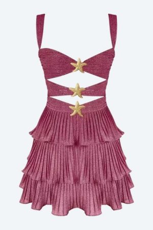 Starfish Glitter Mini Dress