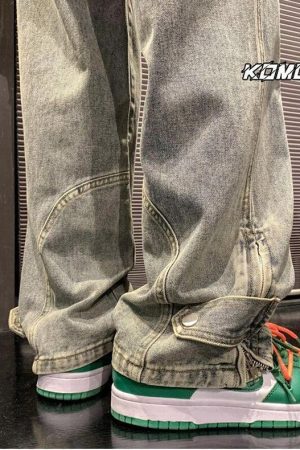 Straight Leg Baggy Jeans