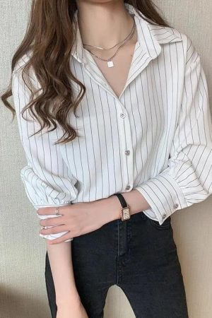Striped Classic Long Sleeve Shirt
