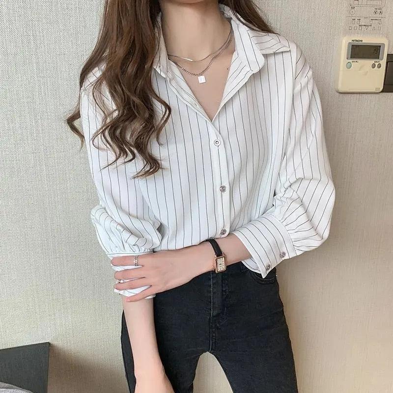 Striped Classic Long Sleeve Shirt Striped Classic Long Sleeve Shirt