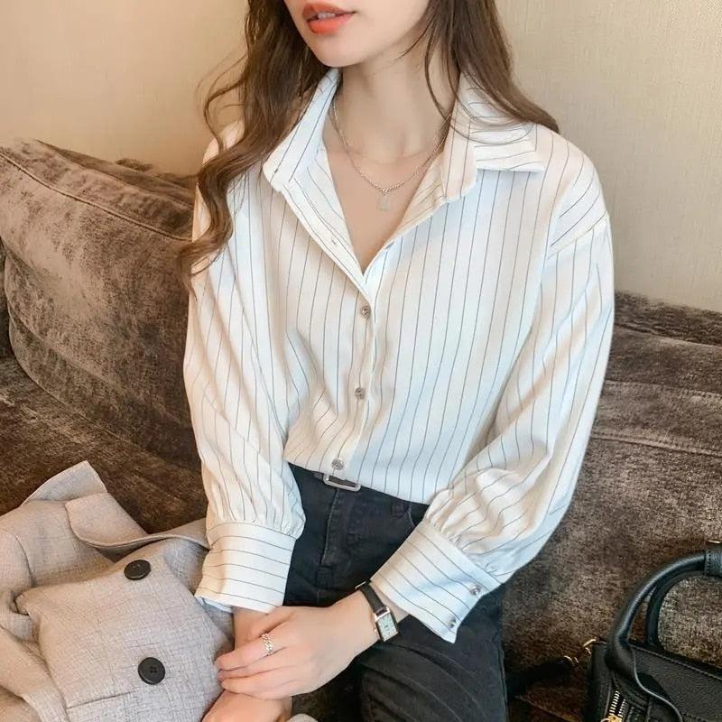 Striped Classic Long Sleeve Shirt Striped Classic Long Sleeve Shirt