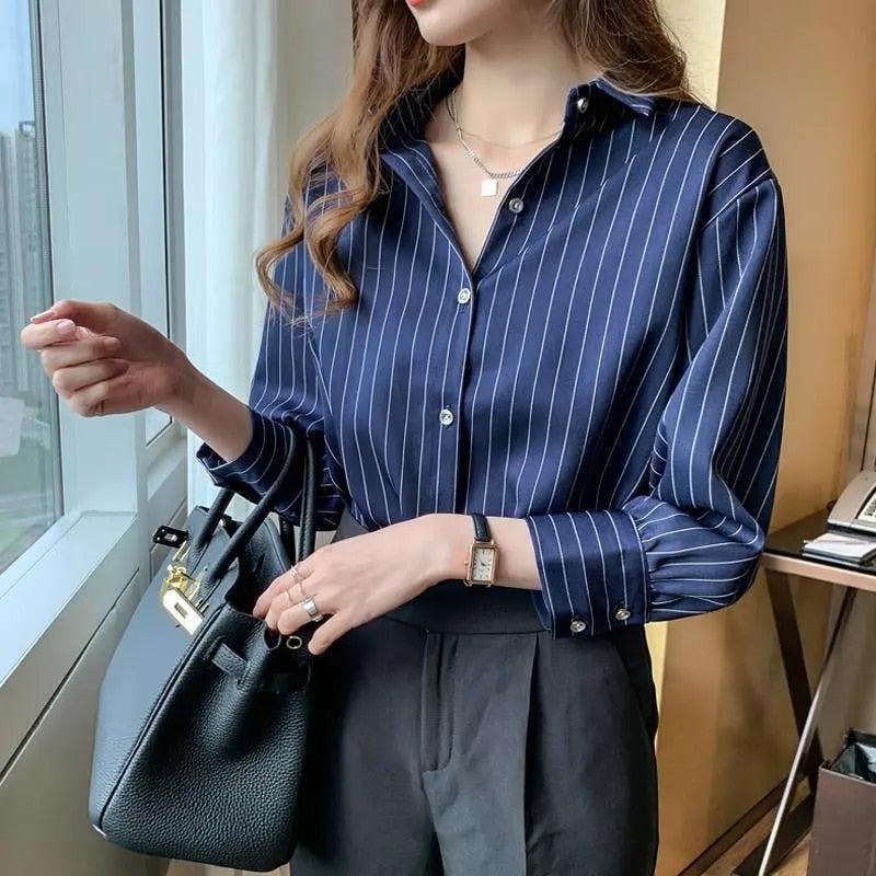 Striped Classic Long Sleeve Shirt Striped Classic Long Sleeve Shirt