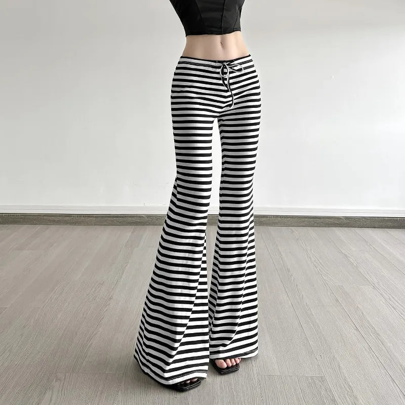 Striped Flare Sweatpants Striped Flare Sweatpants