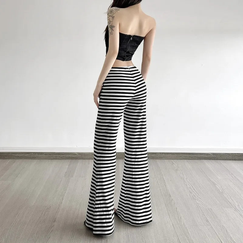 Striped Flare Sweatpants Striped Flare Sweatpants