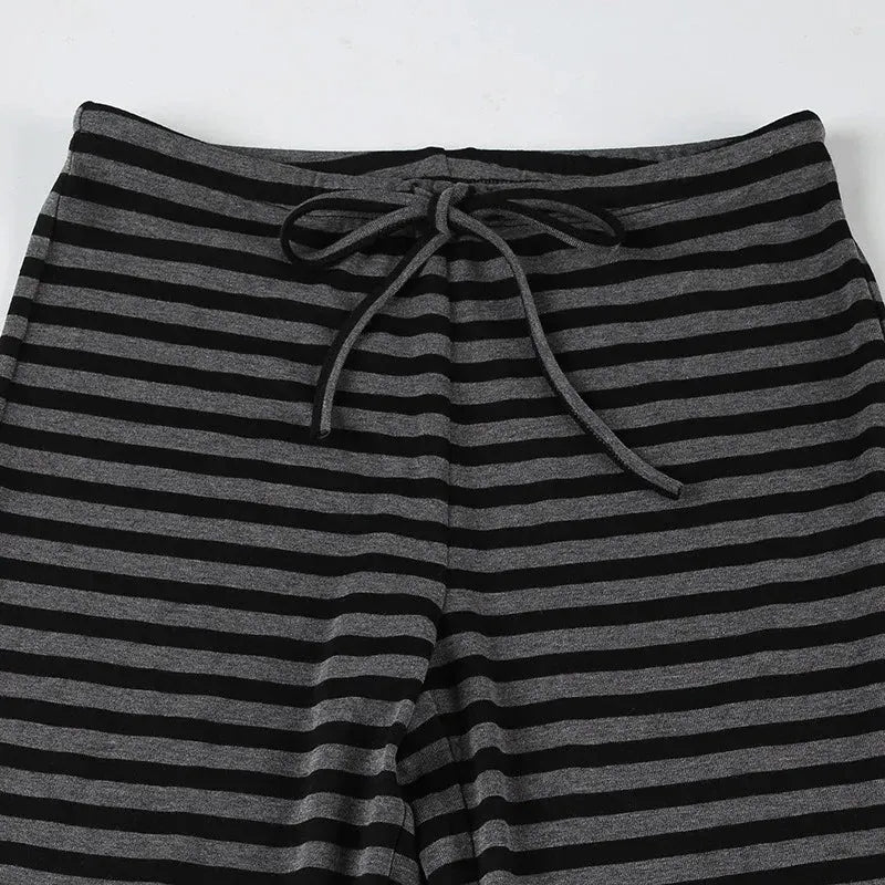 Striped Flare Sweatpants Striped Flare Sweatpants