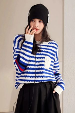 Striped Knitted Sweater
