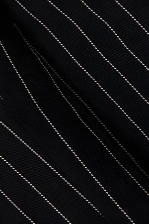 Striped Lace Trim Corset Top