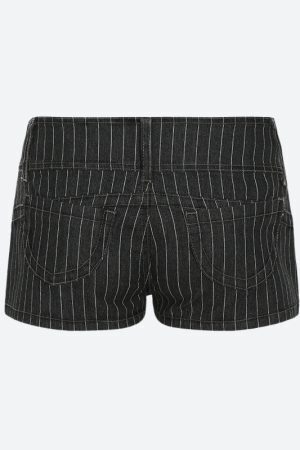 Striped Micro Shorts