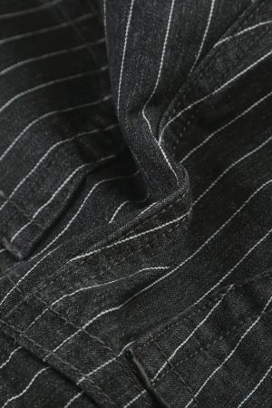 Striped Micro Shorts