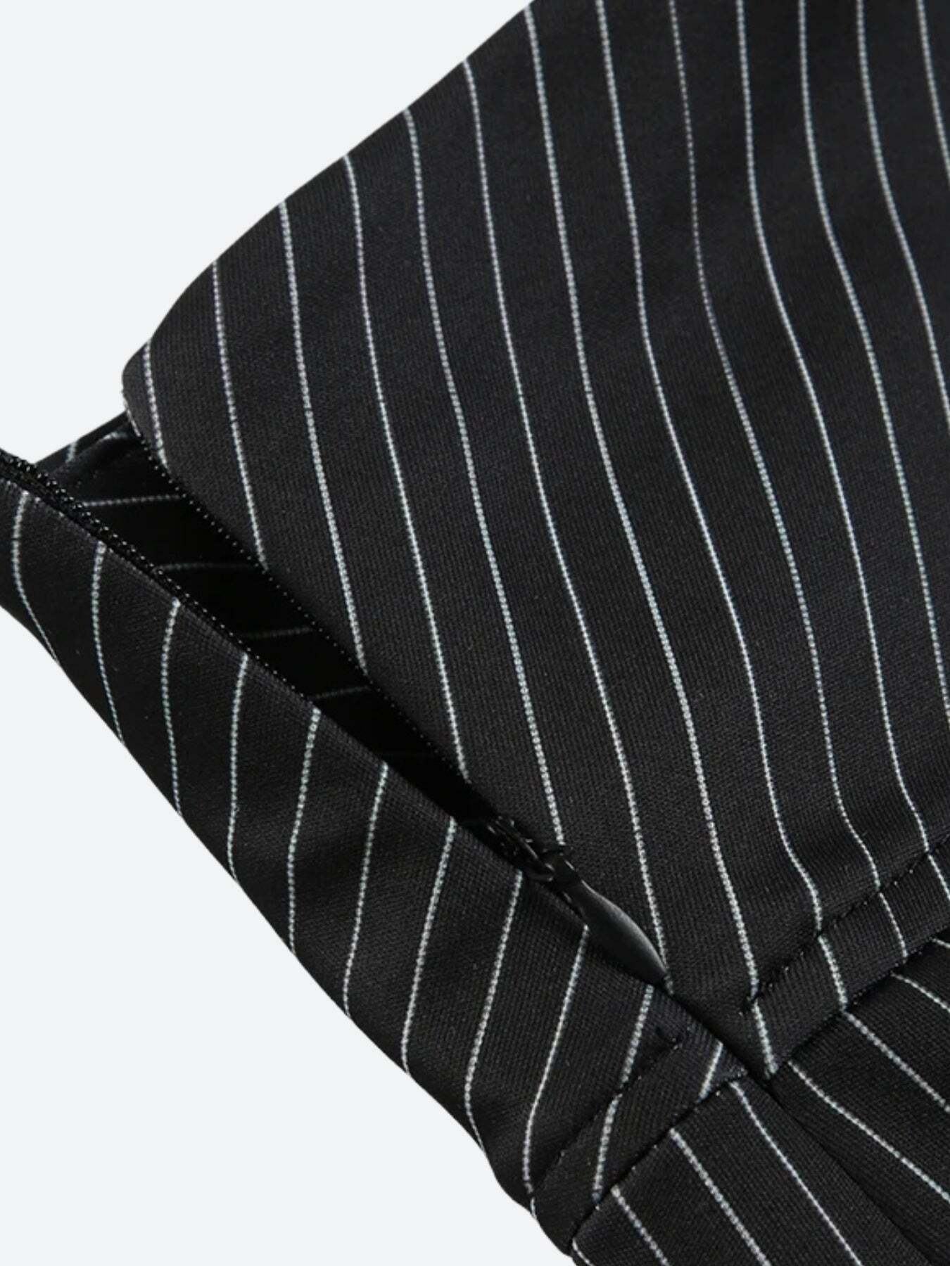 Striped Office Mini Skirt Striped Office Mini Skirt