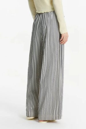 Striped Wide Leg Pants