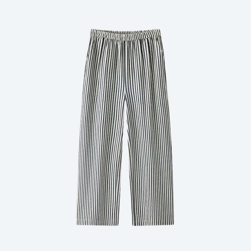 Striped Wide Leg Pants Striped Wide Leg Pants