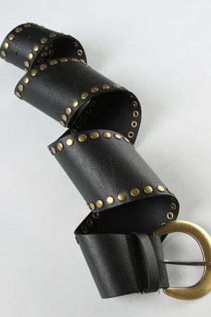 Studded Buckle Belt